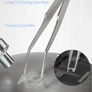 Mechanic Aax-17 Non-Magnetic Stainless Steel Precision Chip Tin Planting Tweezer 1114