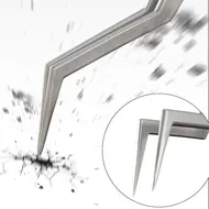 Mechanic Aax-17 Non-Magnetic Stainless Steel Precision Chip Tin Planting Tweezer 1114