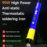 Mechanic HK-990 220V 90W High Power Anti-static Adjustable Thermostatic Electric Soldering Iron 1097