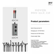 Mechanic Power Pro Max 2.0 Power Supply Boot Cable with Double Connection Seat for iPhone X to 17Pro Max 1116