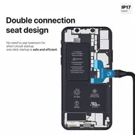 Mechanic Power Pro Max 2.0 Power Supply Boot Cable with Double Connection Seat for iPhone X to 17Pro Max 1116