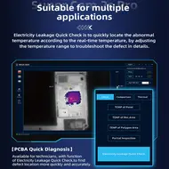 Mega-Idea Super IR Cam 2S Pro 3D Infrared Thermal Imaging Analyzing Camera for PCB Short Circuit Diagnosis 1102