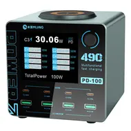 Mijing PD100 100W Smart Multi-Port Fast Charging Station Supports QC / PD Fast Charging & Wireless Charging 1095