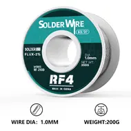 RF4 RF-210D 200g 1.0mm 63%Sn Lead-Free Rosin Core Solder Tin Wire 1152