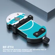 RF4 RF-FTH Mobile Phone Motherboard IC Chip Repair Integrated Glass Surface Stabilizing PCB Fixture 1087