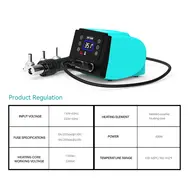 RF4 RF-H6 Hot Air Gun Soldering Station For Phone BGA Motherboard Blow Welding Repair Station 1074