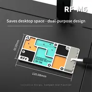 RF4 RF-M6 2-in-1 Aluminum Alloy Screw Storage Magnetic Tray with Integrated Sharpening Stone 1088