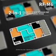RF4 RF-M6 2-in-1 Aluminum Alloy Screw Storage Magnetic Tray with Integrated Sharpening Stone 1088