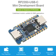 RP2350-USB-C  Mini Development Board with Type-C Port Based on Raspberry Pi RP2350A 1122