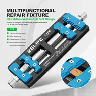 RELIFE TF5 Motherboard Repair Fixture Jig High Temp Resistant For Phone PCB CPU Chip Holder with Adhesive Removal Slot Tool 1060