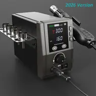 SUGON v2026 2020D Soldering Station 700W Spiral Air Hot Air Gun High Air Volume Welding Machine PCB SMD BGA Repair Solder Tools 1075