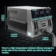 Sugon 8650 Professional Edition 1300W Intelligent Digital Display Hot Air Gun BGA Desoldering Rework Station 1119