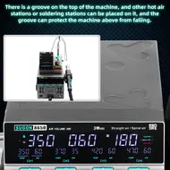 Sugon 8650 Professional Edition 1300W Intelligent Digital Display Hot Air Gun BGA Desoldering Rework Station 1119