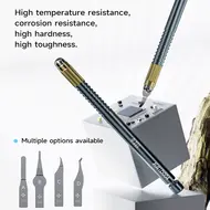 XZZ D004 5-in-1 Multifunctional Hand-Polished Elastic Glue Removal Knife Set 1096
