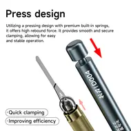XZZ D004 5-in-1 Multifunctional Hand-Polished Elastic Glue Removal Knife Set 1096