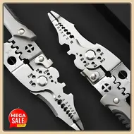 Foldalbe Wire Stripping Pliers Voltage Testing Cable Cutting Crimping Pliers Multifunctional Wire Stripper Electrician Pliers 1055