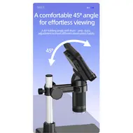 1600X Digital Microscope with 4.3inch IPS Screen Coin Microscope 1080P Video Microscope for Adult Kid Coin Magnifier with 8 LEDs 1048