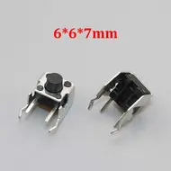 20pcs 6x6 PCB Momentary Mini Micro Tactile Tact Push Button 4-Pin Self-reset Switch 6*6*5/6/7/8/9/10/11/12/13/14/15mm 290001196