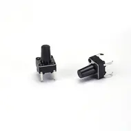 50pcs 6X6 / 4.3/ 5/6/7/8/8.5/9/10/11/12/13/14/15MM Tact Switch Push Button 12V 4PIN DIP Micro Momentary Tactile Push Button 1195