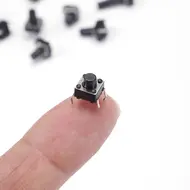 50pcs 6X6 / 4.3/ 5/6/7/8/8.5/9/10/11/12/13/14/15MM Tact Switch Push Button 12V 4PIN DIP Micro Momentary Tactile Push Button 1195
