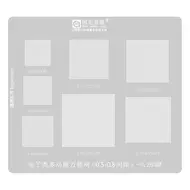 Amaoe 0.20mm Electronic Multi-function Universal (0.5-0.8 Spacing) BGA Reballing Stencil 290001167