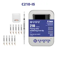 KGX-C210 Soldering Iron Tip with 10Pcs Ultra Sharp Needles for Screen / Motherboard Flying Wire 1213