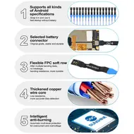 Sunshine SS-905H SE Android & Transsion Series Mobile Phone Power Boot Cable Built-in Identification Resistor 1165
