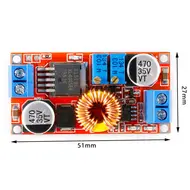 XL4015 5V–32V Non-Isolated Adjustable Step-Down Power Supply Module 1189