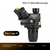 YCS 71 Ultra Trinocular Macroscopic Co-visual Stereo Microscope for Soldering Repair 1184