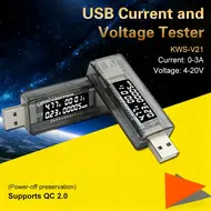 KWS-V21 20V 3A USB Detector with Auto-Save Feature 1169