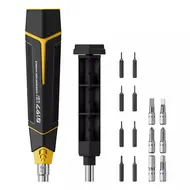Jakemy JM-8197 16-in-1 Manual High Hardness Precision Magnetic Screwdriver with 14 Bits 28
