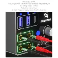 Mechanic DC-2405 Dual-Channel Intelligent Temperature Control DC Numerical Control Power Supply 7