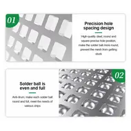 Relife RL-601T 25-in-1 Middle Layer BGA Reballing Platform Set for iPhone X to 16Pro Max 13