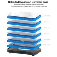 Relife RL-601T 25-in-1 Middle Layer BGA Reballing Platform Set for iPhone X to 16Pro Max 13