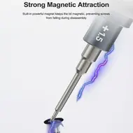 Relife RL-729A Steel Cannon King 5-in-1 Carbon Fiber Finish + S2 Steel 2D Screwdriver Set 19