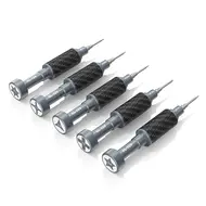 Relife RL-729A Steel Cannon King 5-in-1 Carbon Fiber Finish + S2 Steel 2D Screwdriver Set 19