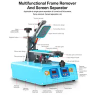 Sunshine S-918M All-in-one MultiFunctional Heating LCD Screen Separator Machine 9