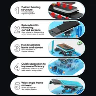 Sunshine S-918M All-in-one MultiFunctional Heating LCD Screen Separator Machine 9