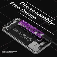 2uul BT01 No-Disassembly Battery PD Fast Charging Activation Board for iPhone 6 to 15Pro Max 60