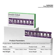 2uul BT02 Detachable Double Sided Power Boot Battery Connector for iPhone 8 to 15PM & Android 61