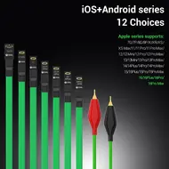 2uul PW02 Mobile Phone Repair Boot Power Cable for iPhone 8 to 16PM & Android Phones 64