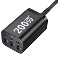 6-Port 200W High Power Desktop GaN Charger for Mobile / Tablet / Game Consoles 81