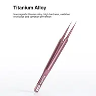 Amaoe MaoFix MF1 / MF2 High Hardness Non-Magnetic Titanium Alloy Precision Tweezers 90