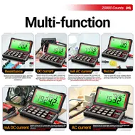 Aneng 623 Rechargeable High Precision Smart Large Screen Digital Display Car / Electrician Multimeter 99