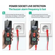 Aneng AN998 Non-Contact Detection Professional Automatic Digital Multimeter with Temperature Test 100