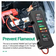 Aneng BT-170 Multifunctional 12V Car Battery Detector 102