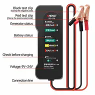 Aneng BT-170 Multifunctional 12V Car Battery Detector 102