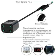 BST-090-JP Multimeter Test Leads Kit with Banana Plug and Female Expansion Dock 77