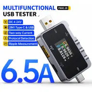 FNIRSI FNAC-28 Multi-function Type-C & USB Professional Grade Ripple Monitoring Tester 110