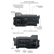 FNIRSI NVS-20 6X Digital Zoom 4K HD Monocular Night Vision Monocular 111